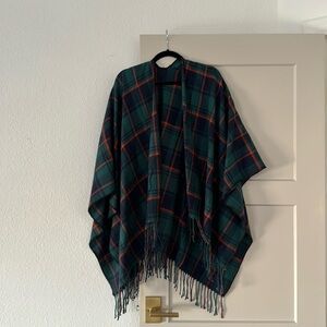 Plaid Wrap Sweater